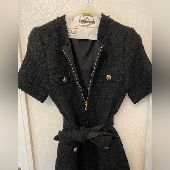 Sandro Joann boucle tweed dress size 36 - Picture 7 of 11